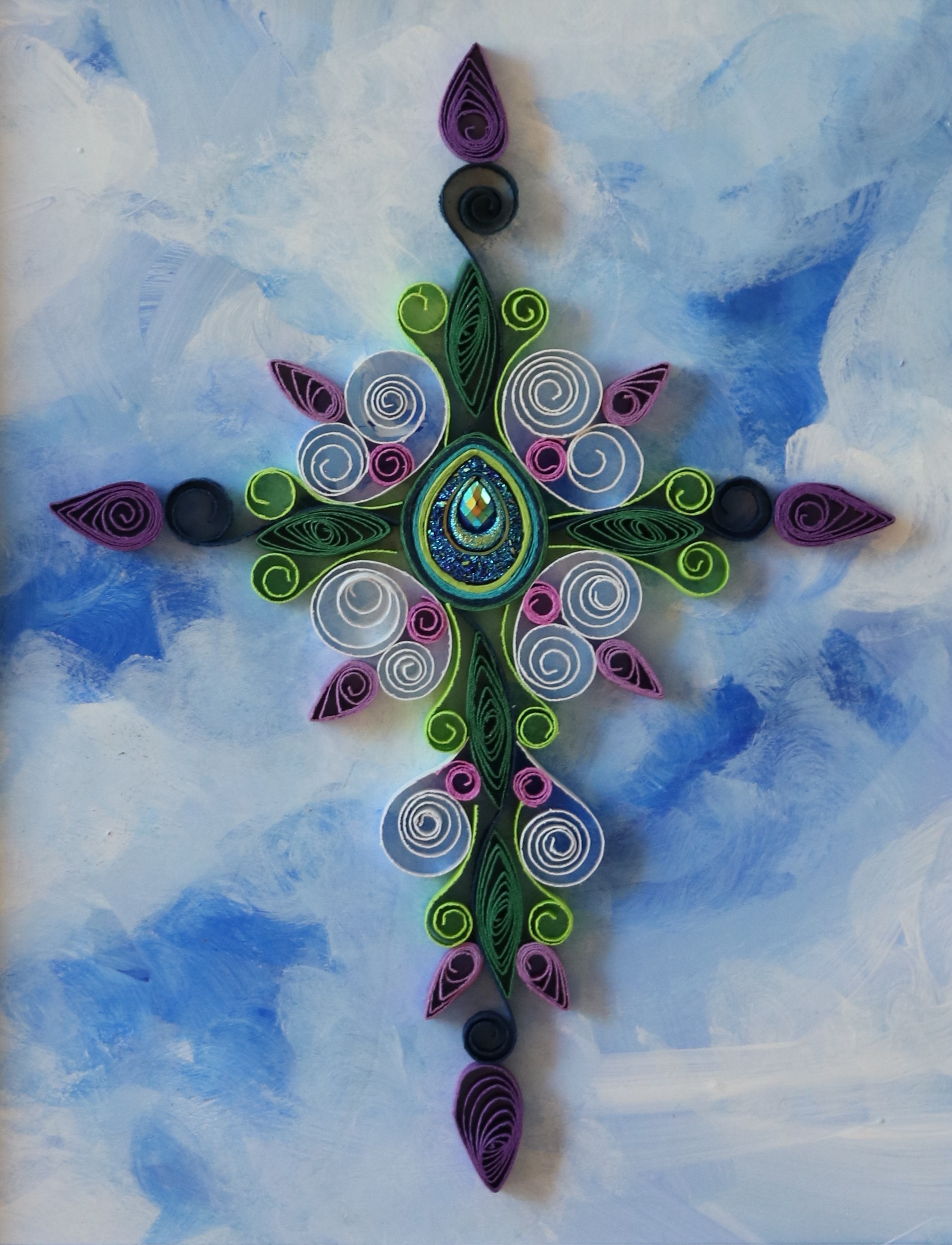 Quilled Decorative Cross