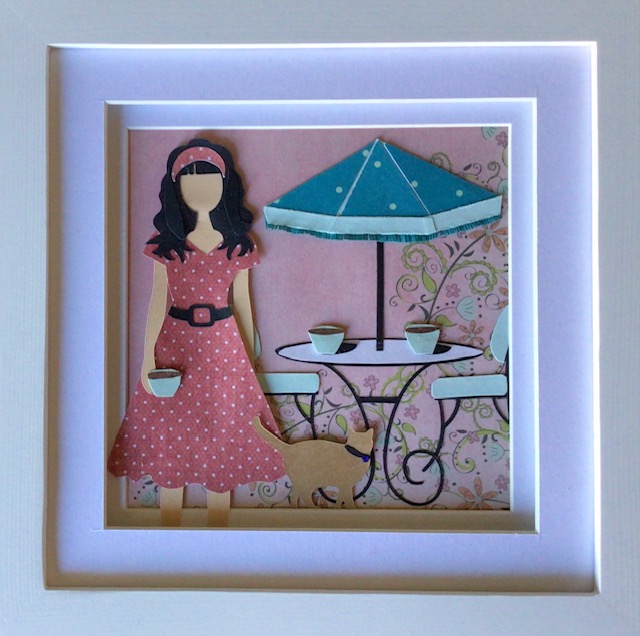 Ladies Day Out - Layered Paper Original Art Set