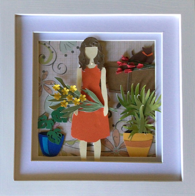 Ladies Day Out - Layered Paper Original Art Set