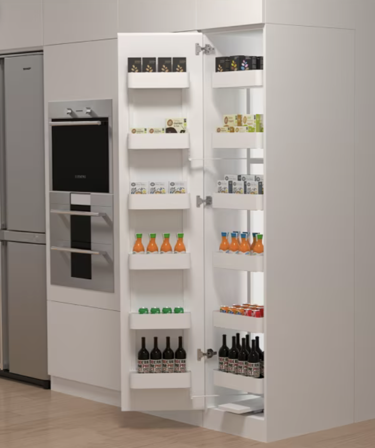 Despensa extraible para mueble 1 pta 6 cestos 450mm