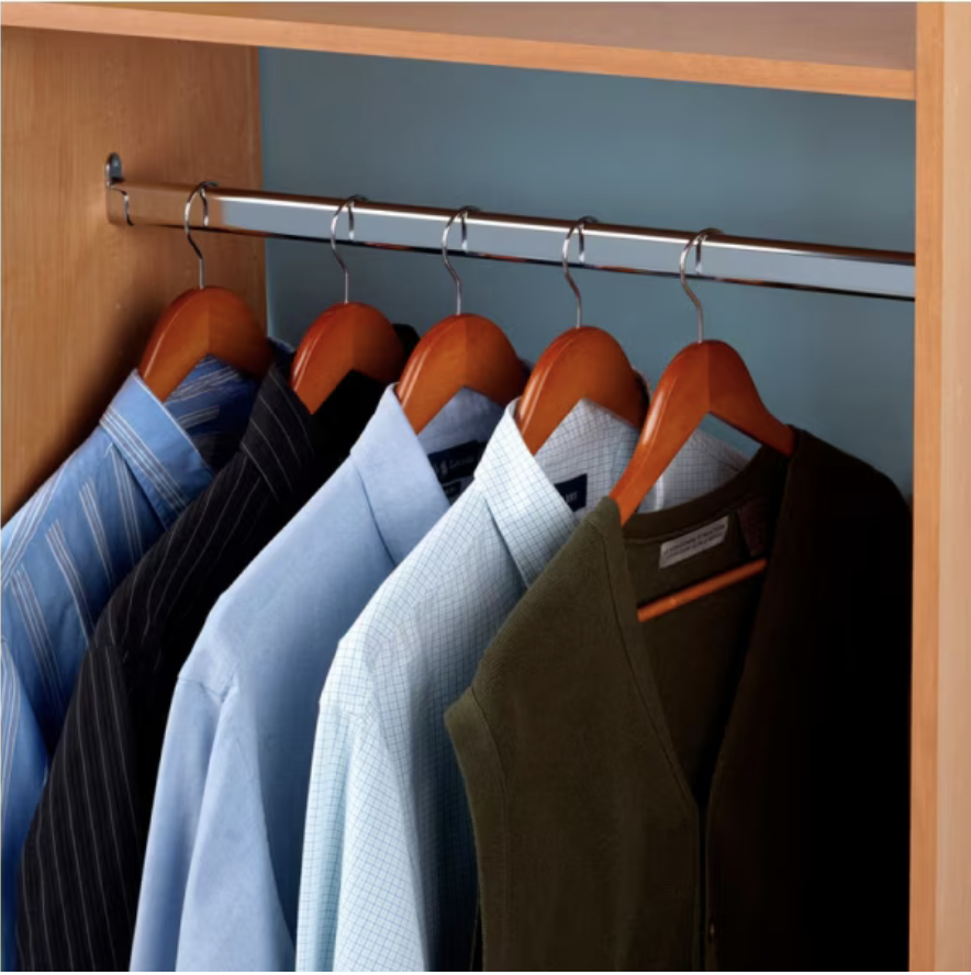 Barra closet cromada