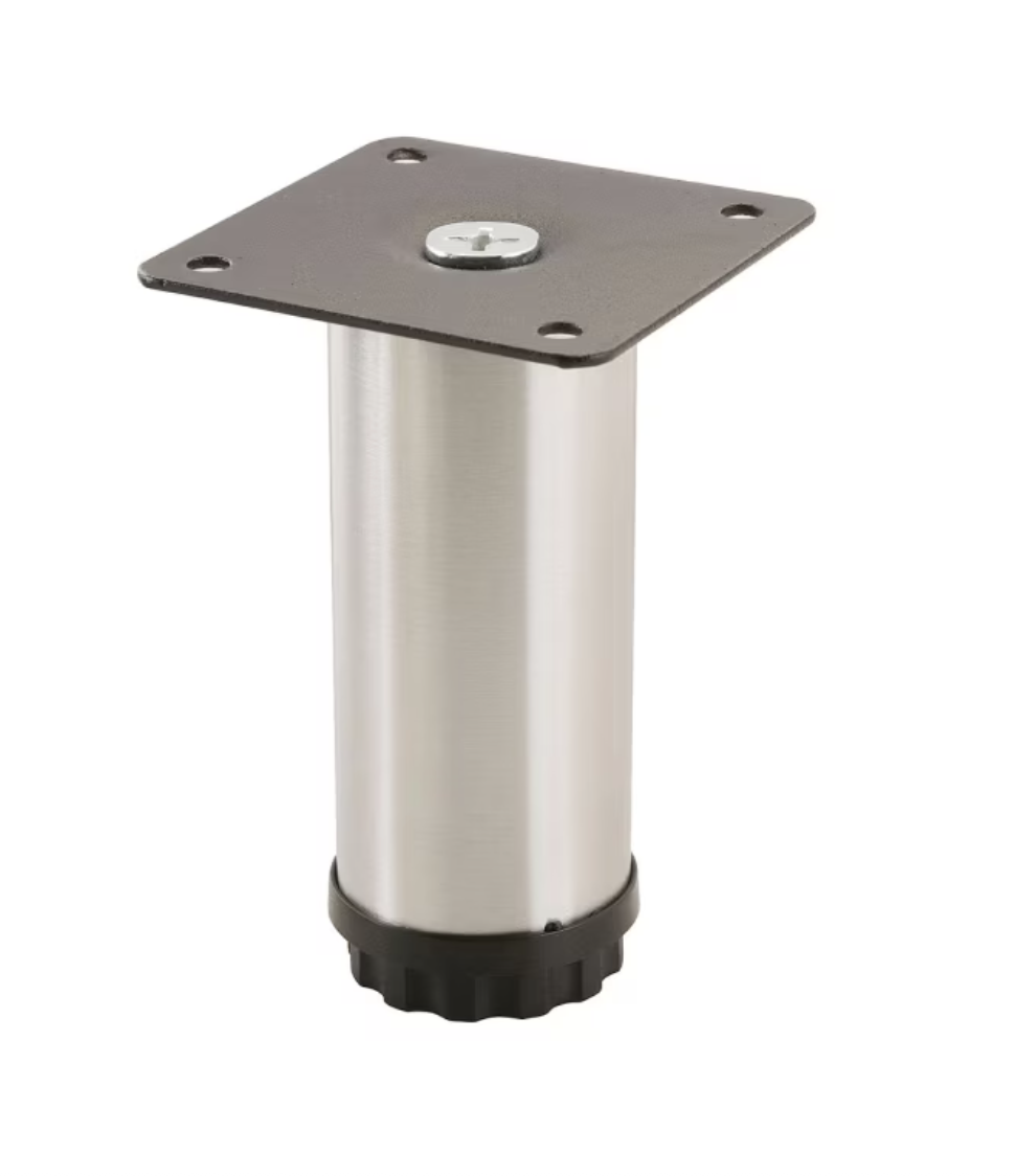 Pata mueble 38x100mm cilindrica regulable