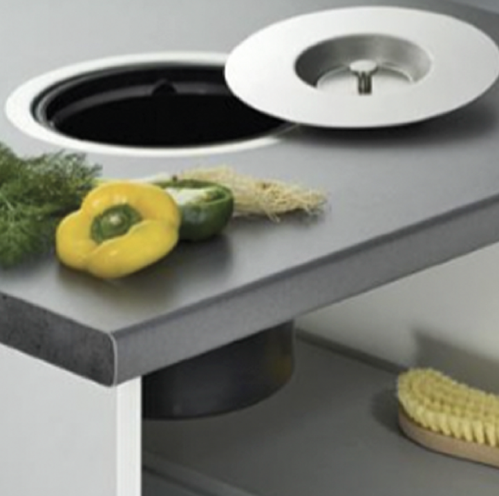 Basurero sobrecubierta 8 litros