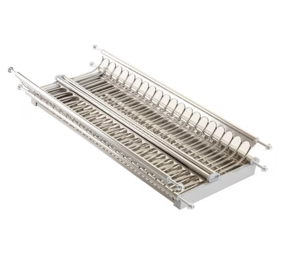 Escurreplatos con bandeja de acero inoxidable