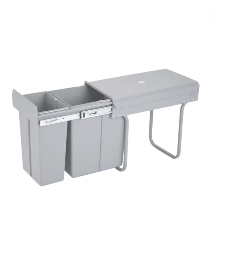 Basurero interior extraíble 20 lt + 10 lt / Cierre suave
