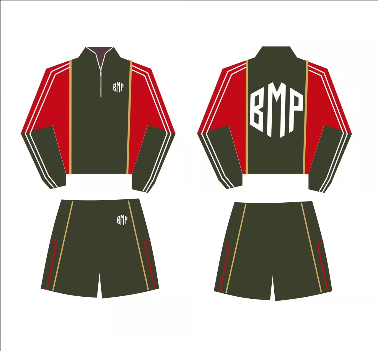 Bmp's-Fit, Tracksuit-set(shorts)