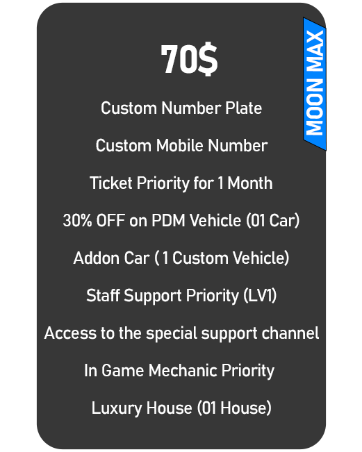 MOON MAX SPONSORSHIP