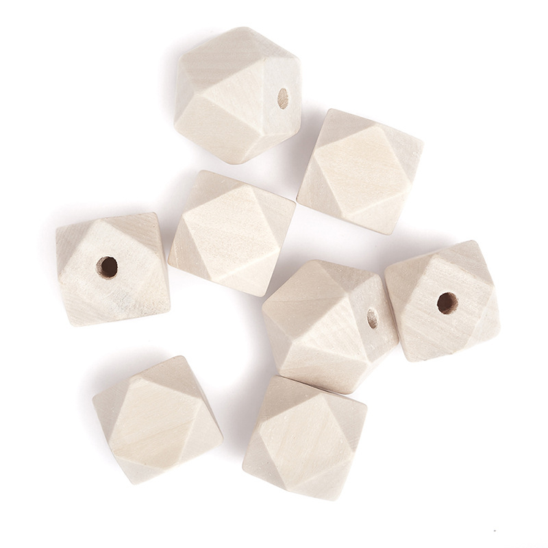 Geometric Wooden Beads