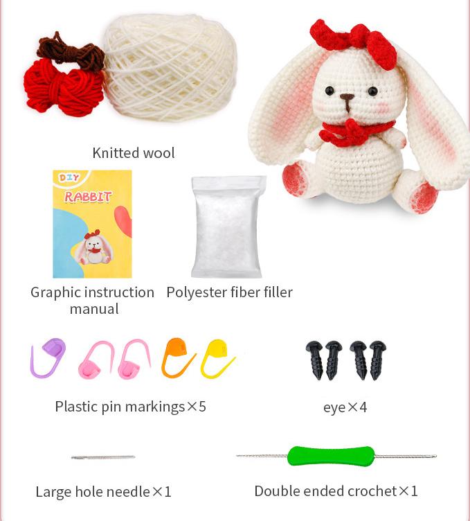 DIY Rabbit Crochet Kit