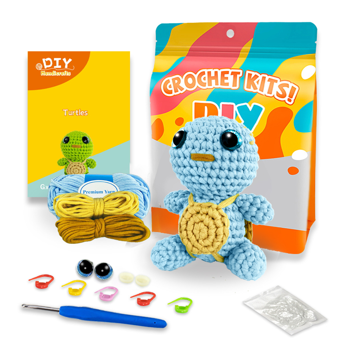 DIY Crochet Kit - Turtles