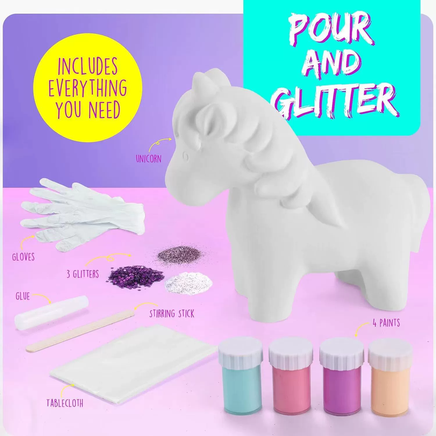Unicorn Pouring Art Kit