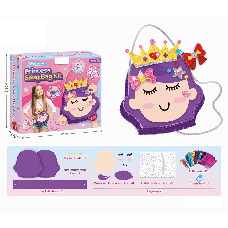 MYO Princess Felt Sling Bag Kit