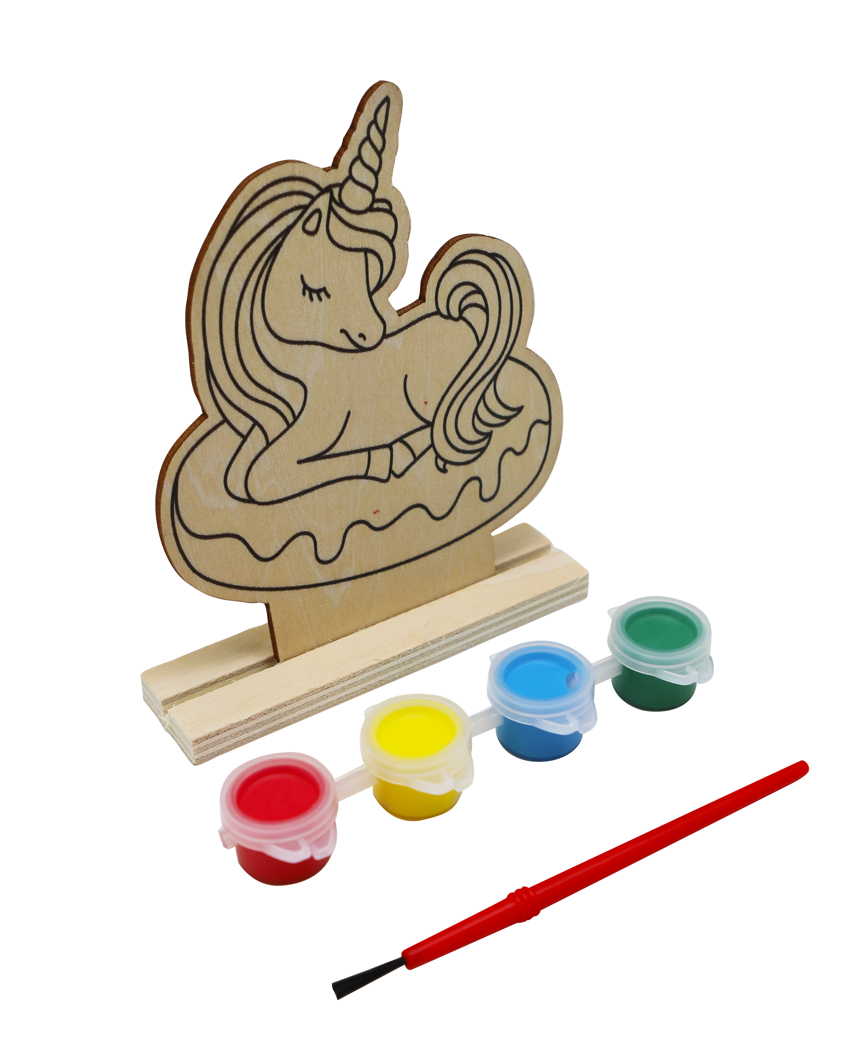 Wooden Unicorn Painting Kit