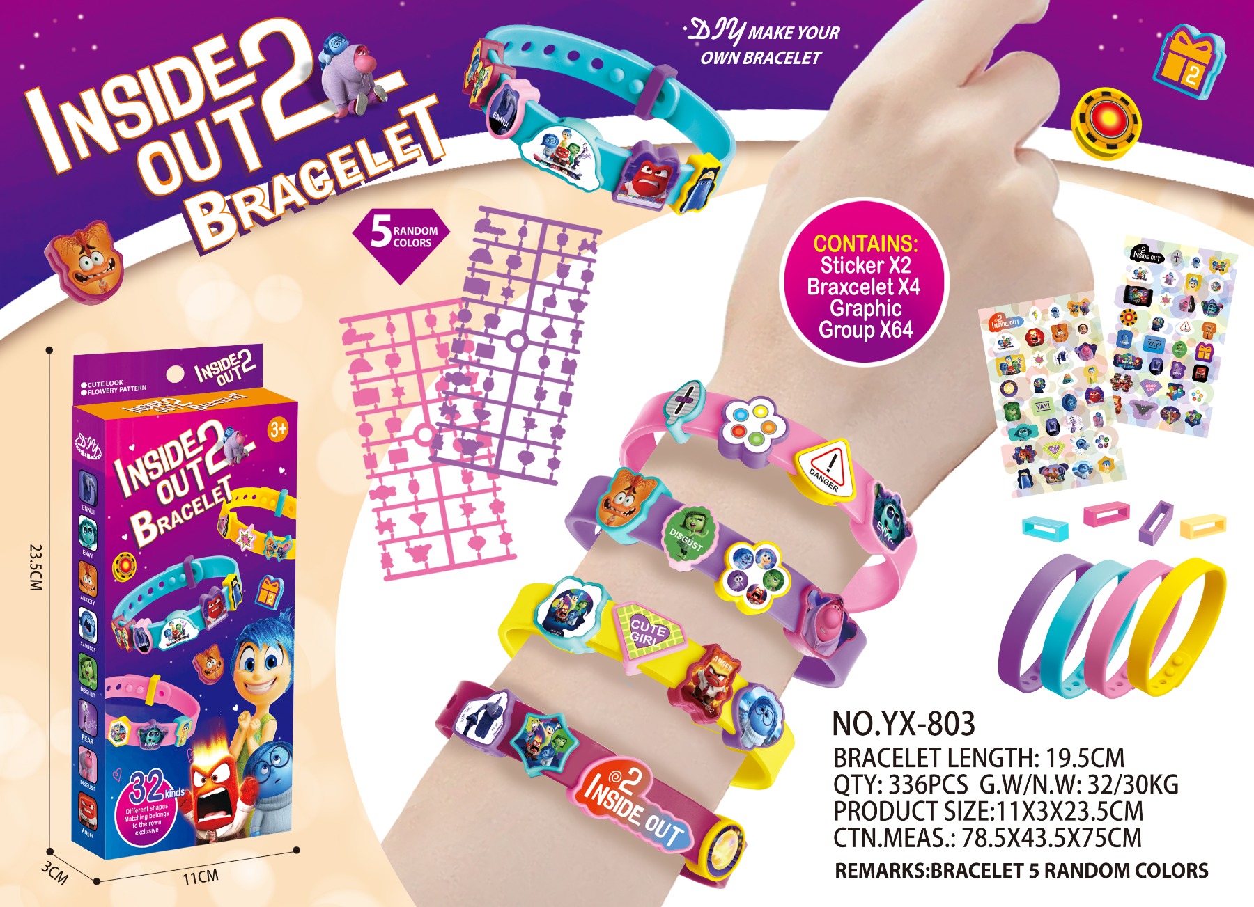 Inside Out 2 Bracelet Kit