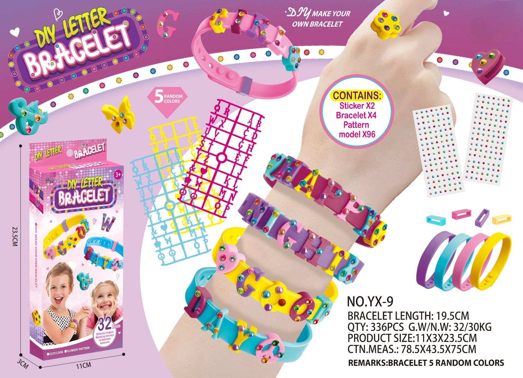 DIY Letter Bracelet Kit