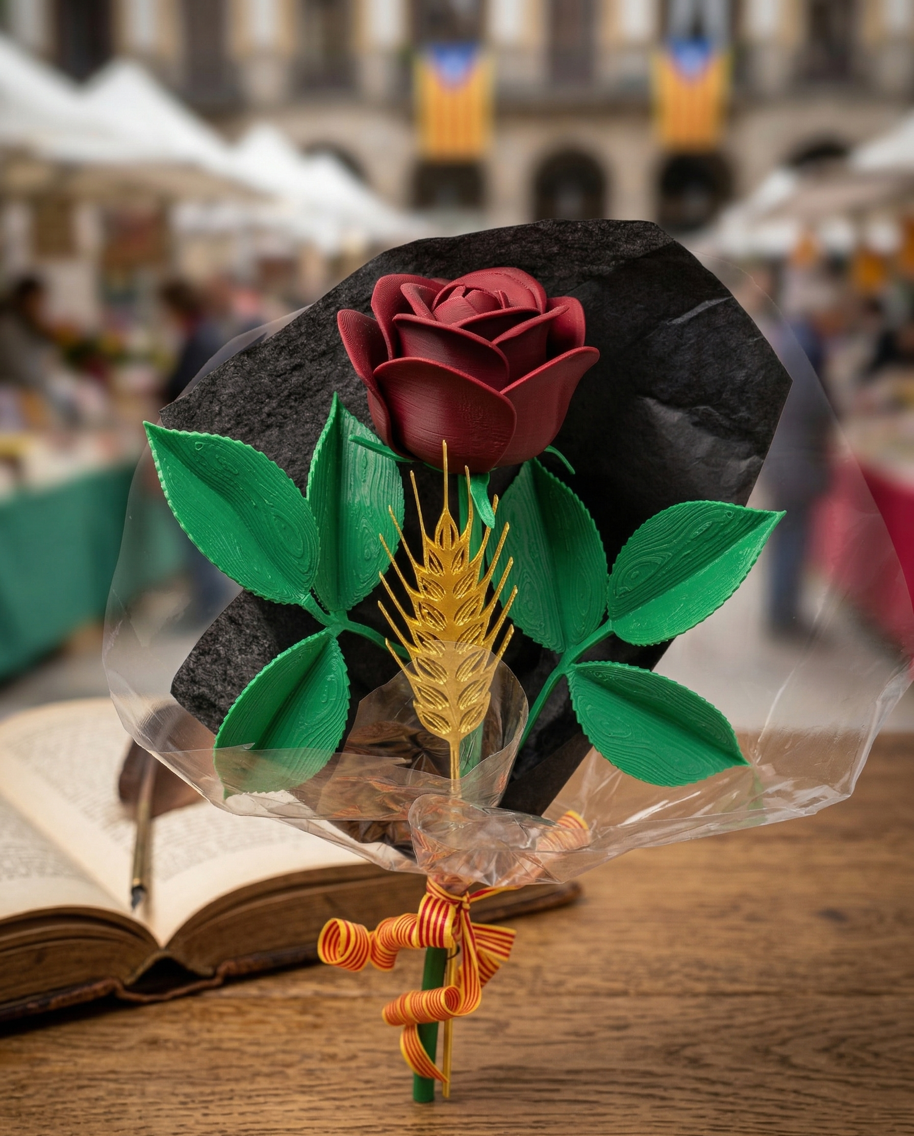 Rosa y espiga de Sant Jordi