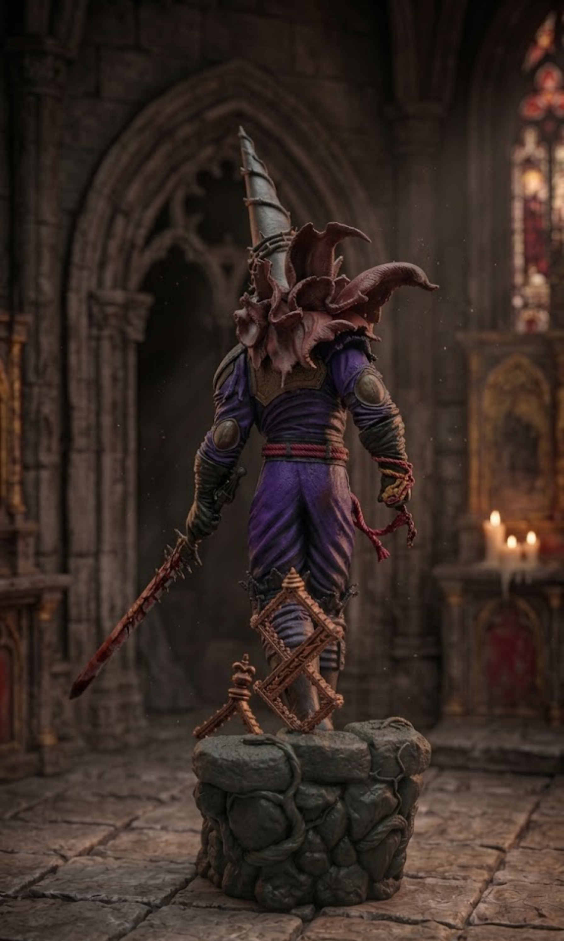 Figura Caballero Penitente, Blasphemous de 40Cm