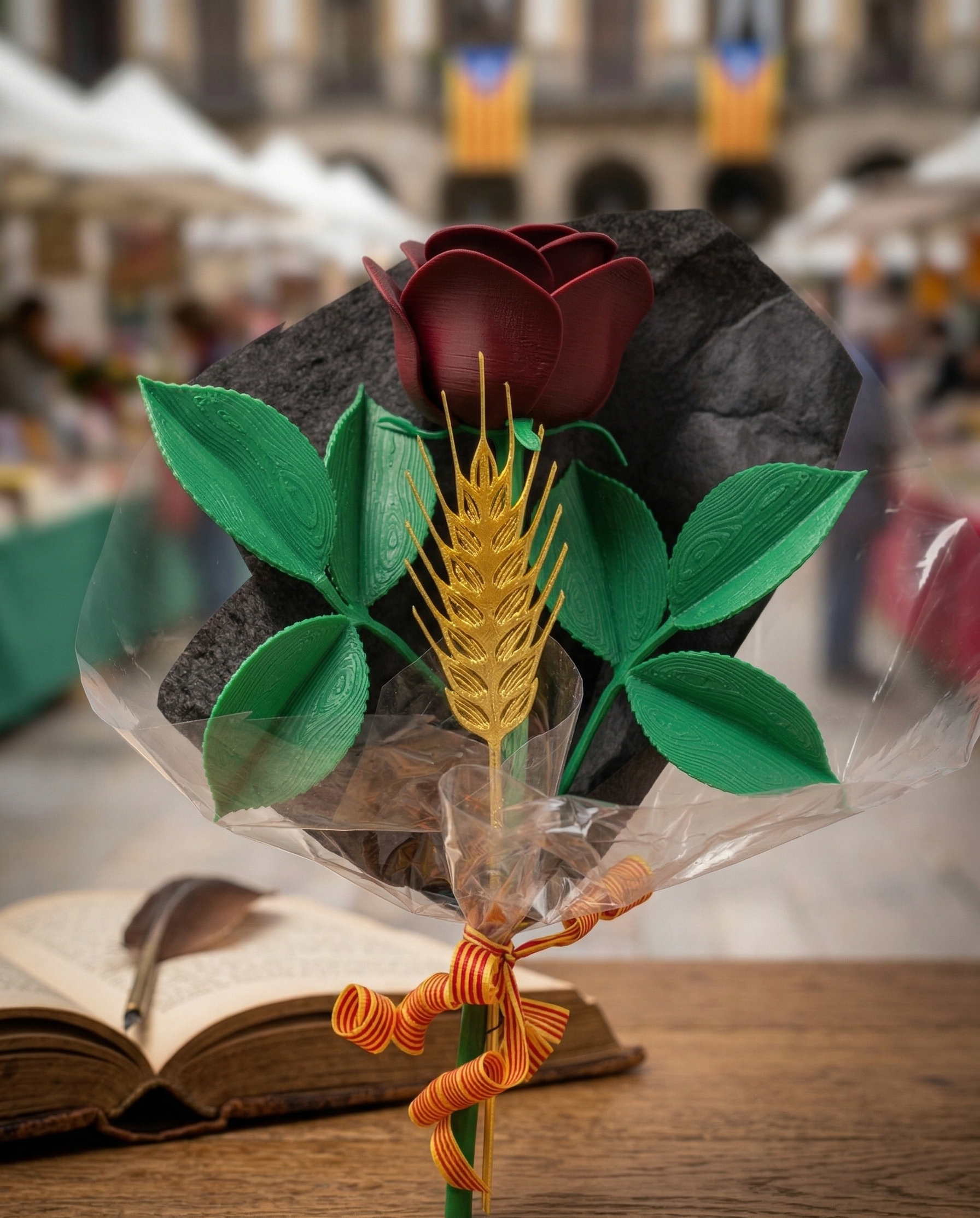 Rosa y espiga de Sant Jordi