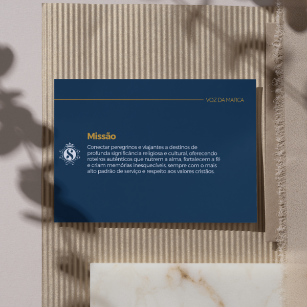 Dê clareza ao seu tom de voz, valores e essência da sua marca.