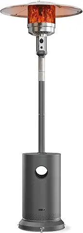 Heater for Outdoor Use With Round Table Design,
