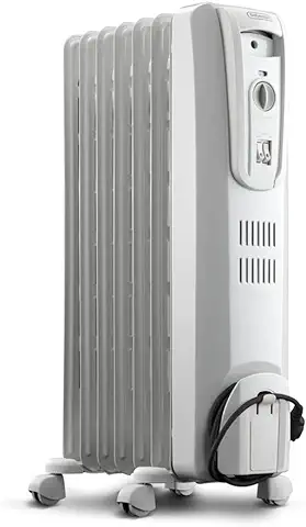Oil Filled Radiant Heater, 1500W Electric Space Heater -