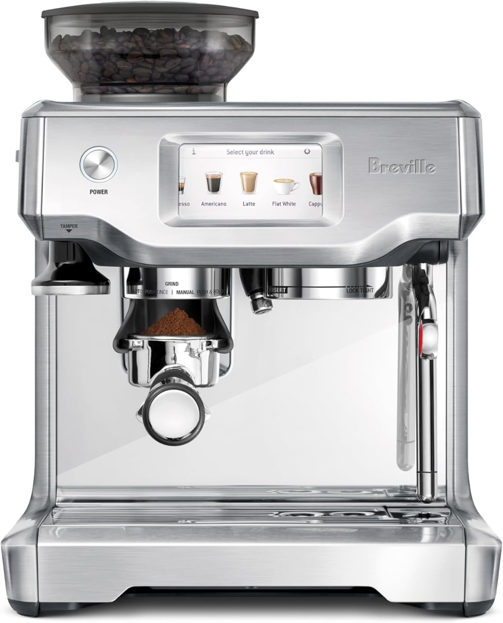 Espresso Machine with Grinder & Auto Milk Frother,