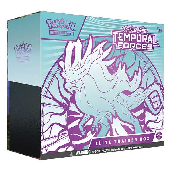 Pokémon TCG: Scarlet & Violet 5 - Temporal Forces - Elite Trainer Box: Walking Wake