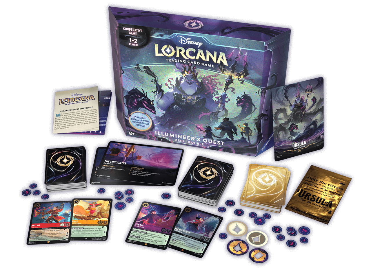 Disney Lorcana TCG - Ursula's Return - Illuminer's Quest Deep Trouble - Set 4