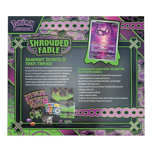 Pokémon TCG: Scarlet & Violet 6.5 - Shrouded Fable - Elite Trainer Box 