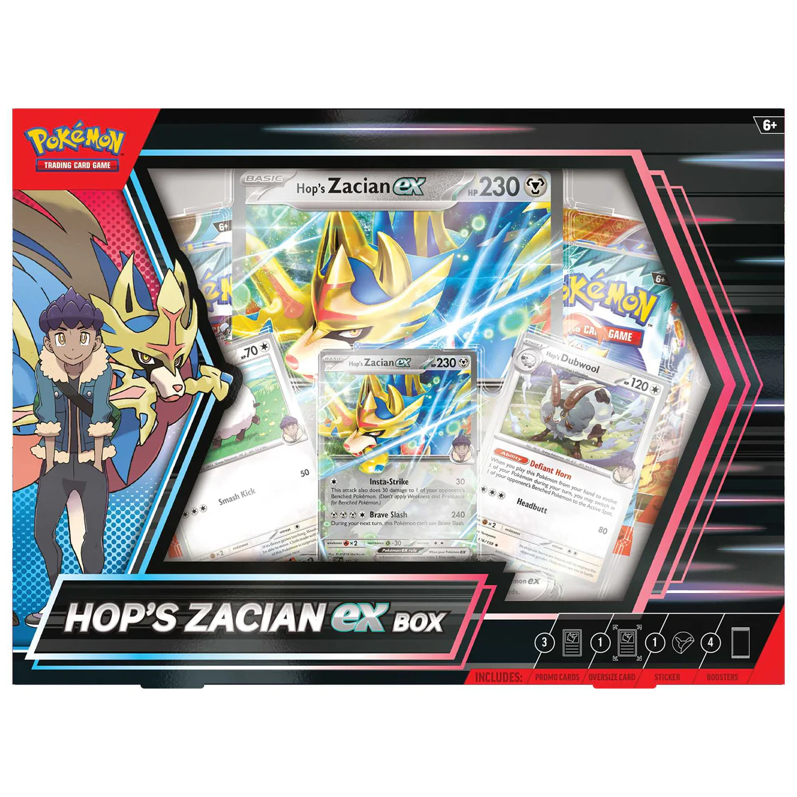 Pokemon TCG: Hop's Zacian ex Box