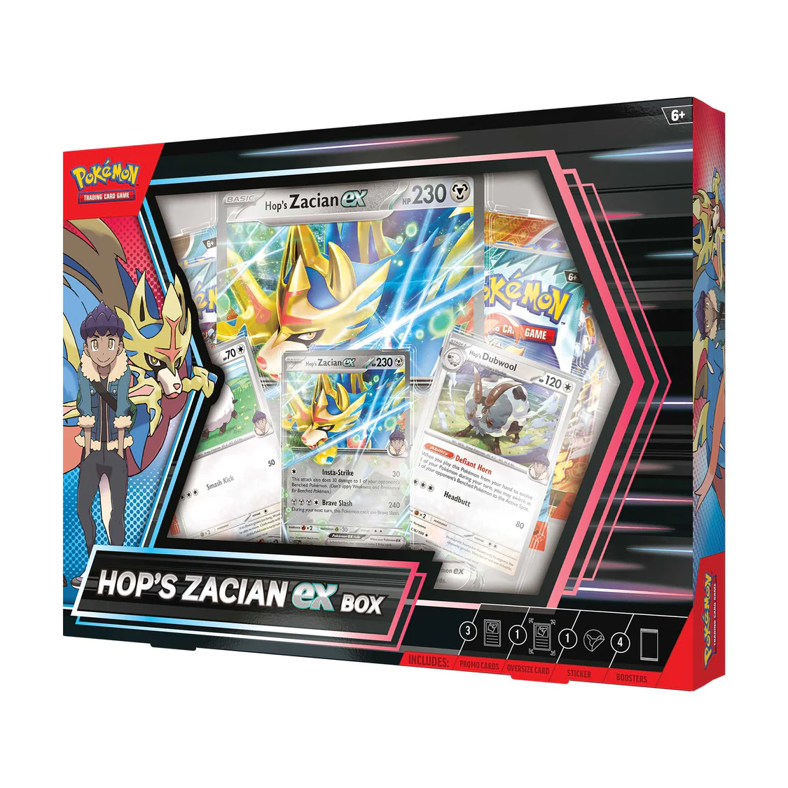 Pokemon TCG: Hop's Zacian ex Box