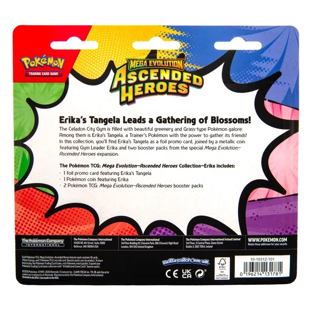 Pokémon TCG: Mega Evolution— Ascended Heroes 2-Pack Blister - Erika's Tangela