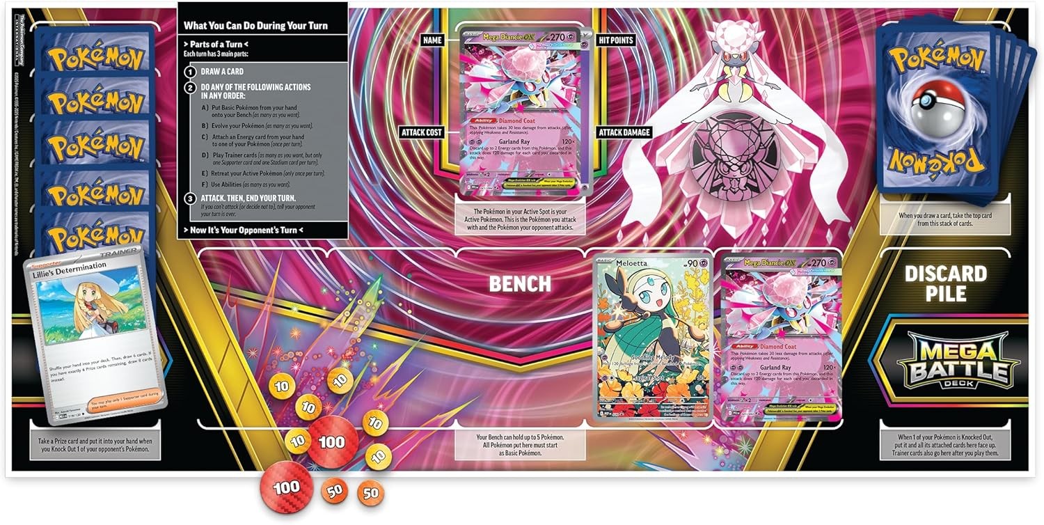 Pokémon TCG: Mega Diancie Mega Battle Deck 