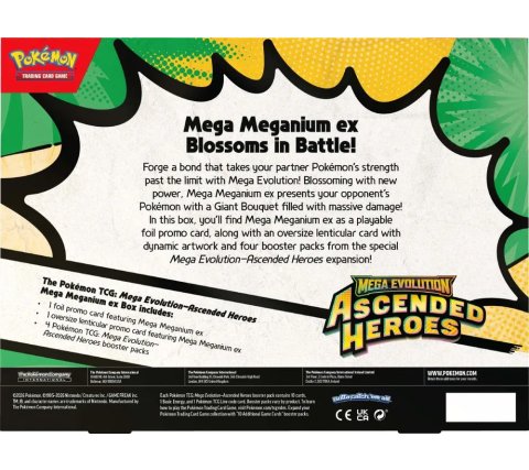 Pokémon TCG: Mega Evolution Ascended Heroes - Mega Meganium ex Box