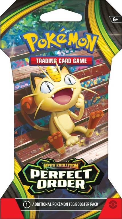Pokémon TCG: Mega Evolution - Perfect Order Sleeved Booster (Meowth)