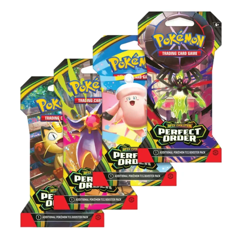 Pokémon TCG: Mega Evolution - Perfect Order Sleeved Booster (Meowth)
