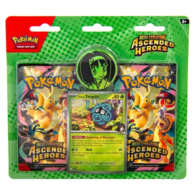 Pokémon TCG: Mega Evolution— Ascended Heroes 2-Pack Blister - Erika's Tangela