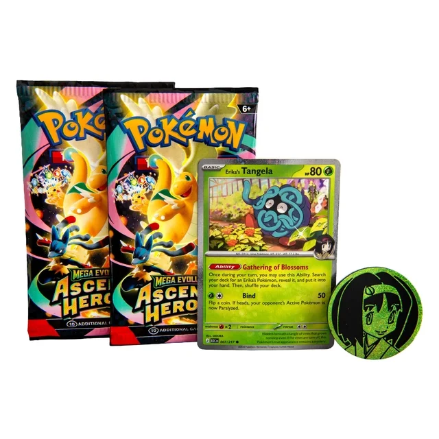 Pokémon TCG: Mega Evolution— Ascended Heroes 2-Pack Blister - Erika's Tangela