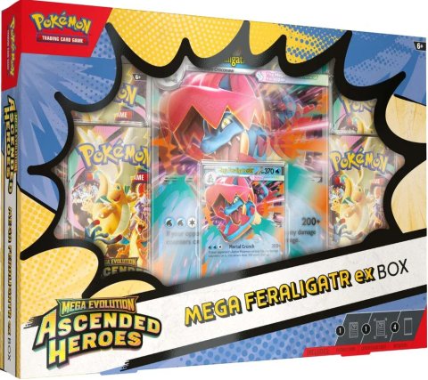Pokémon TCG: Mega Evolution Ascended Heroes - Mega Feraligatr ex Box