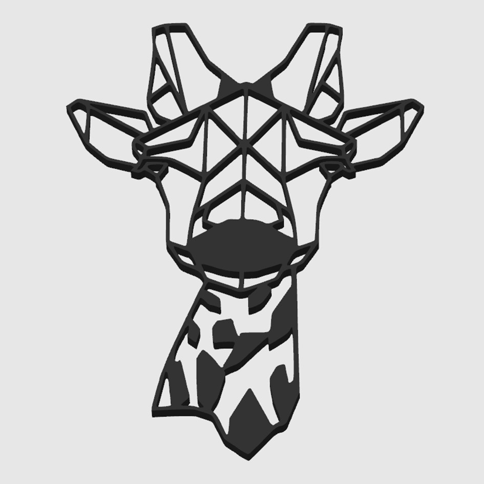 Geometrische Giraffe