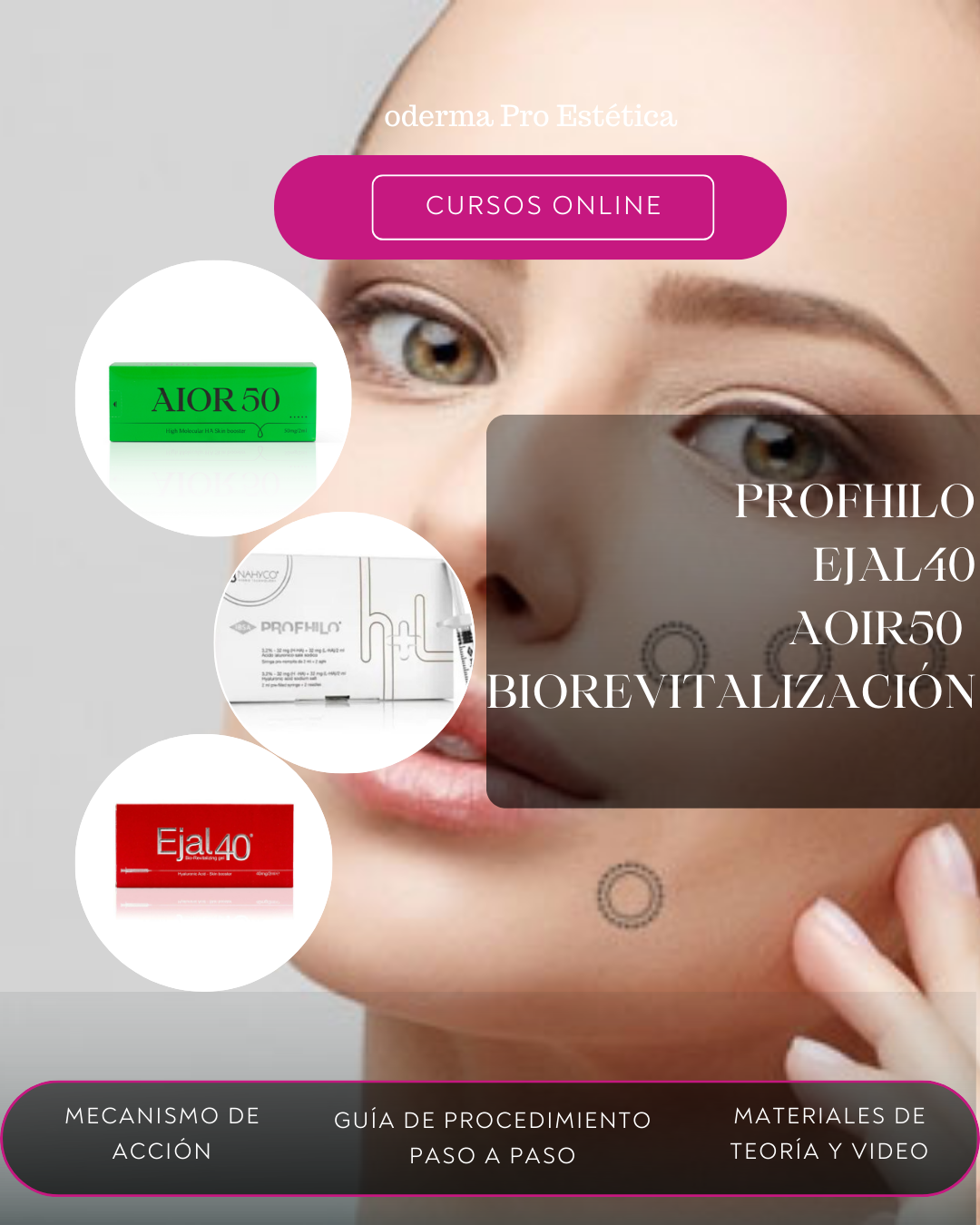 BIOREVITALIZACIÓN Profhilo/Ejal40/Aoir50
