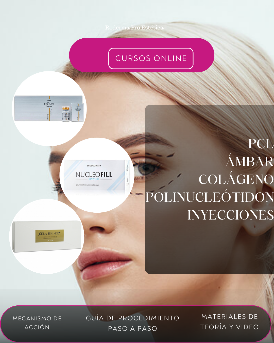 Inyecciones de PCL/Ámbar/Colágeno/Polinucleótidos + REGALO POR 1 EUR