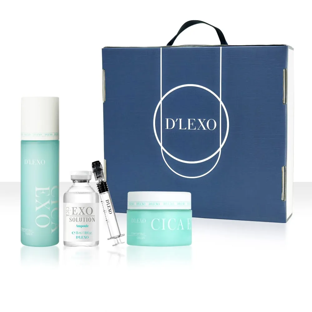 CICA EXO – Set profesional de cuidado facial (3 piezas)