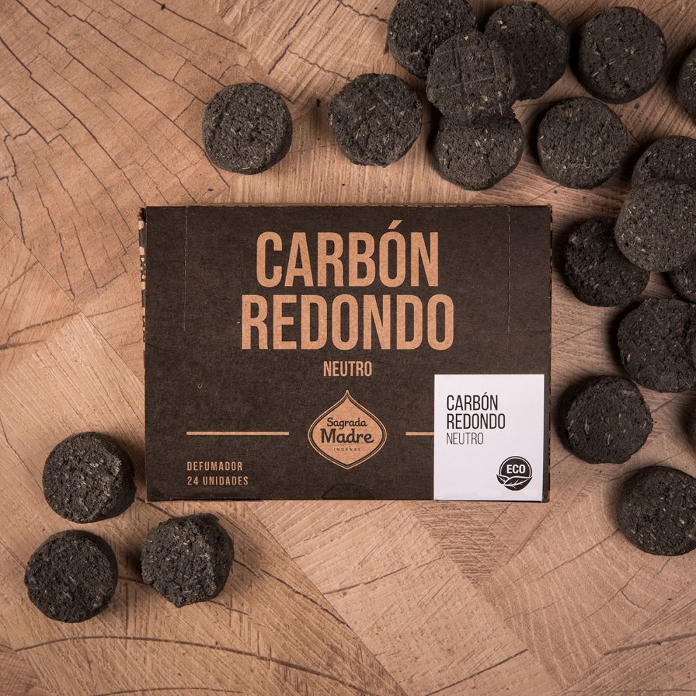Bomba Carbón Redondo Neutro