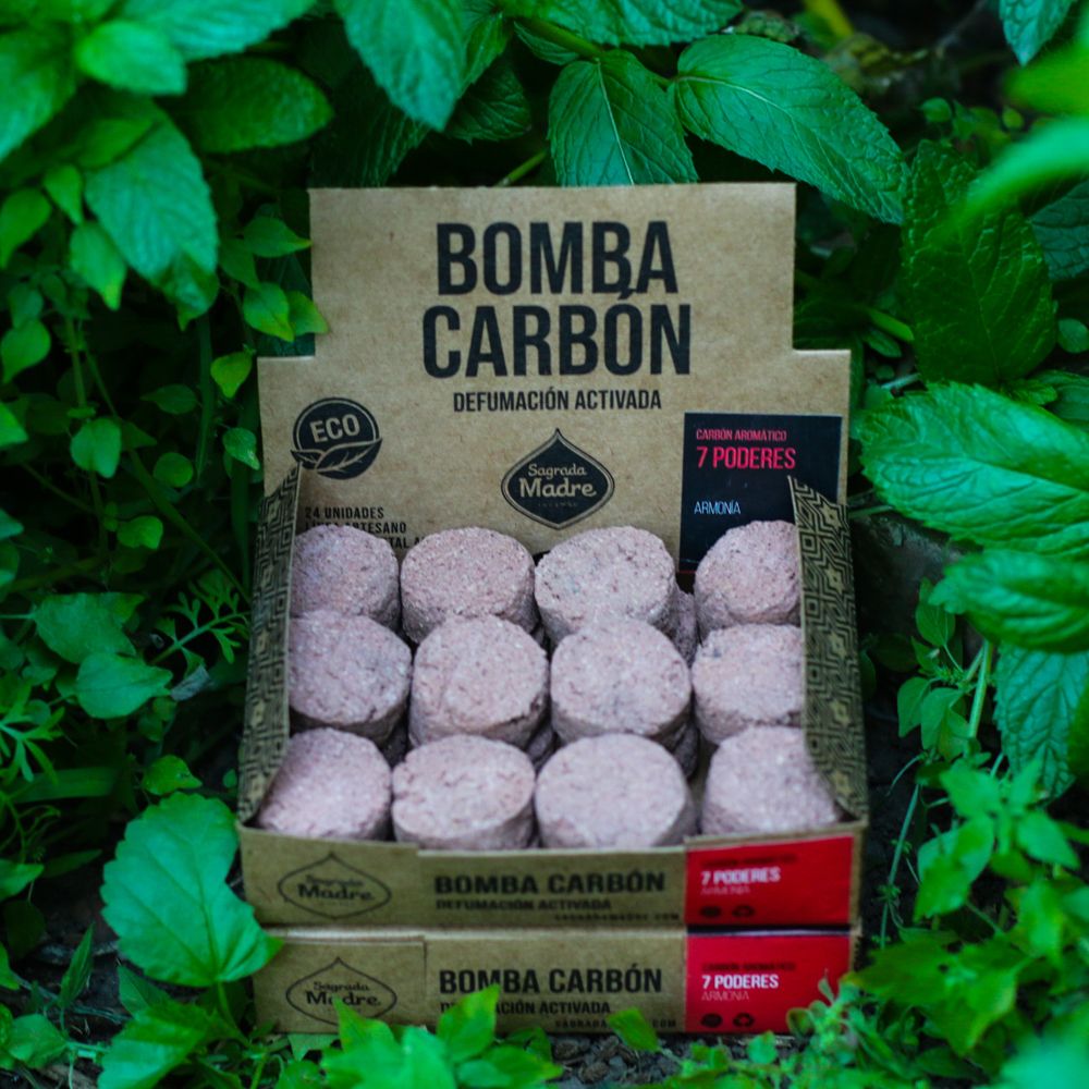 Bomba Carbón Defumación Activada 7 Poderes