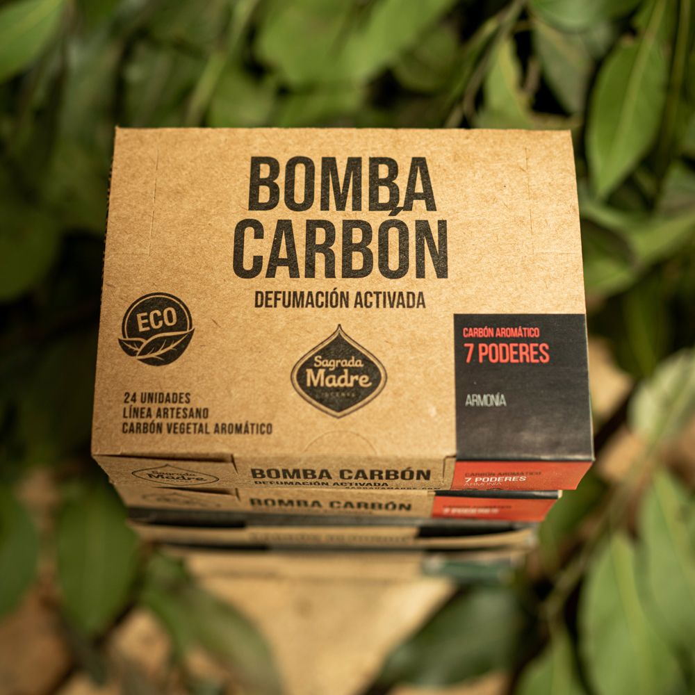 Bomba Carbón Defumación Activada 7 Poderes