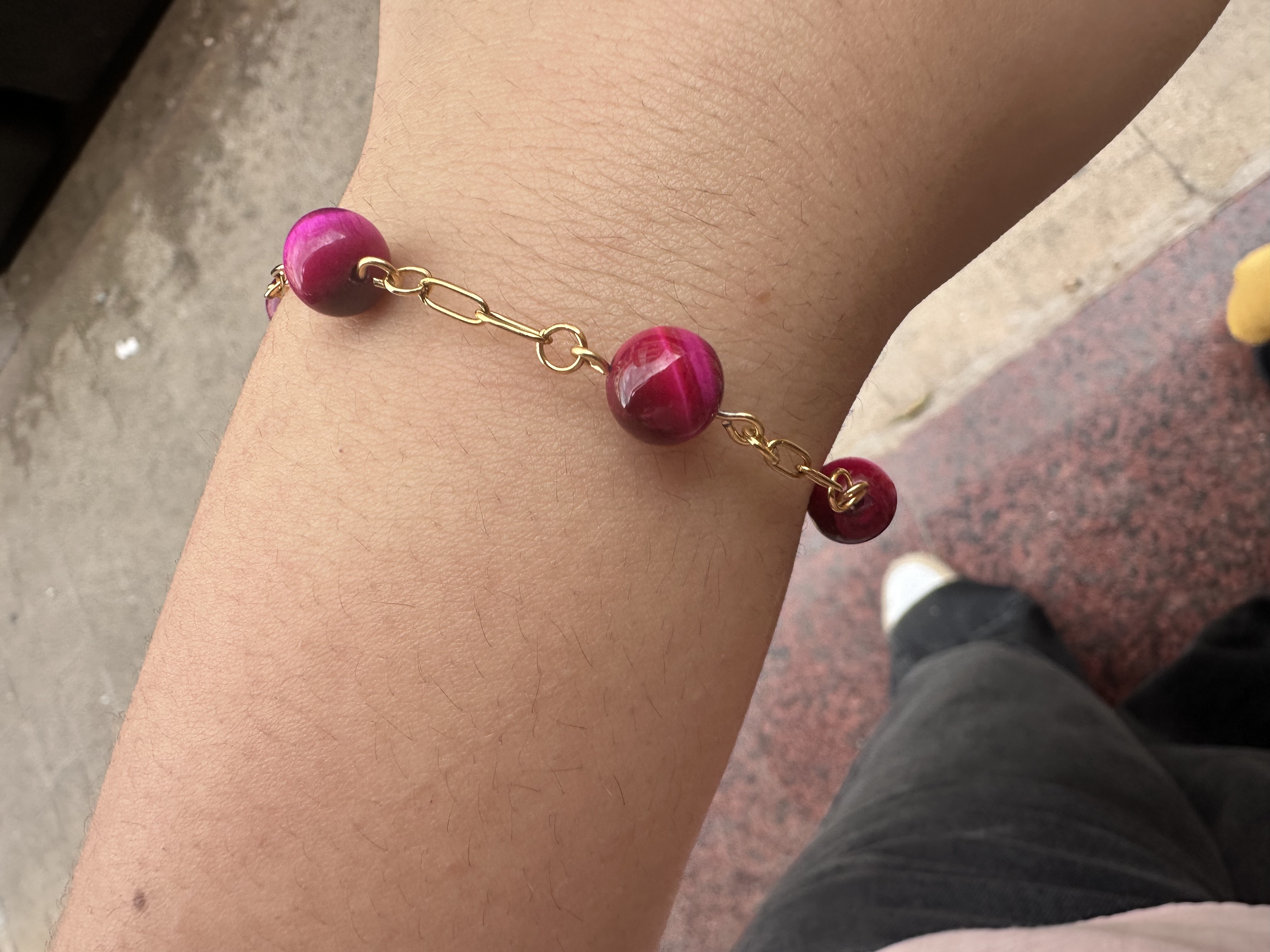 Pulsera 2.0 Ojo de Tigre Magenta
