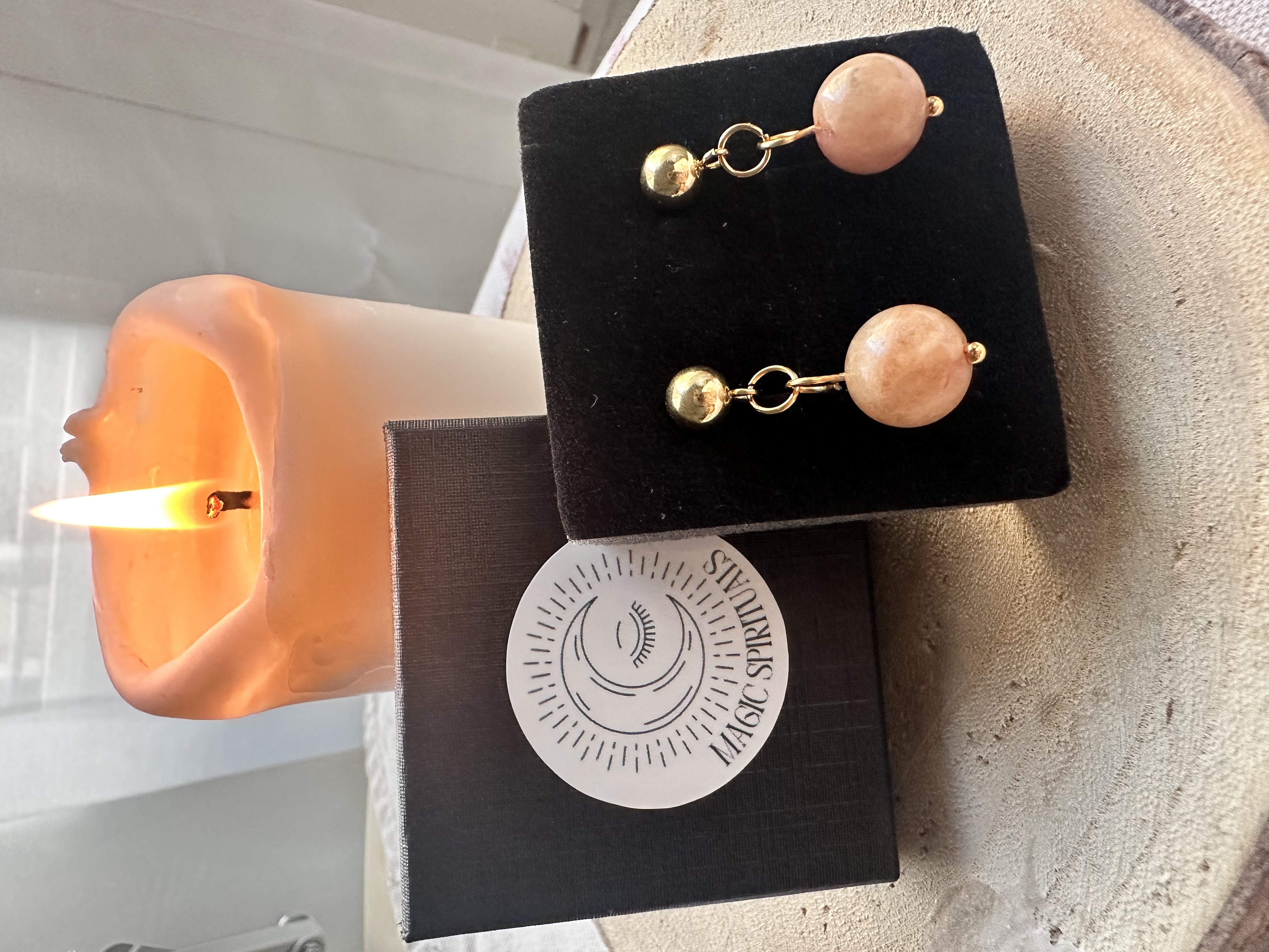 Acero con Aventurina Melocotón