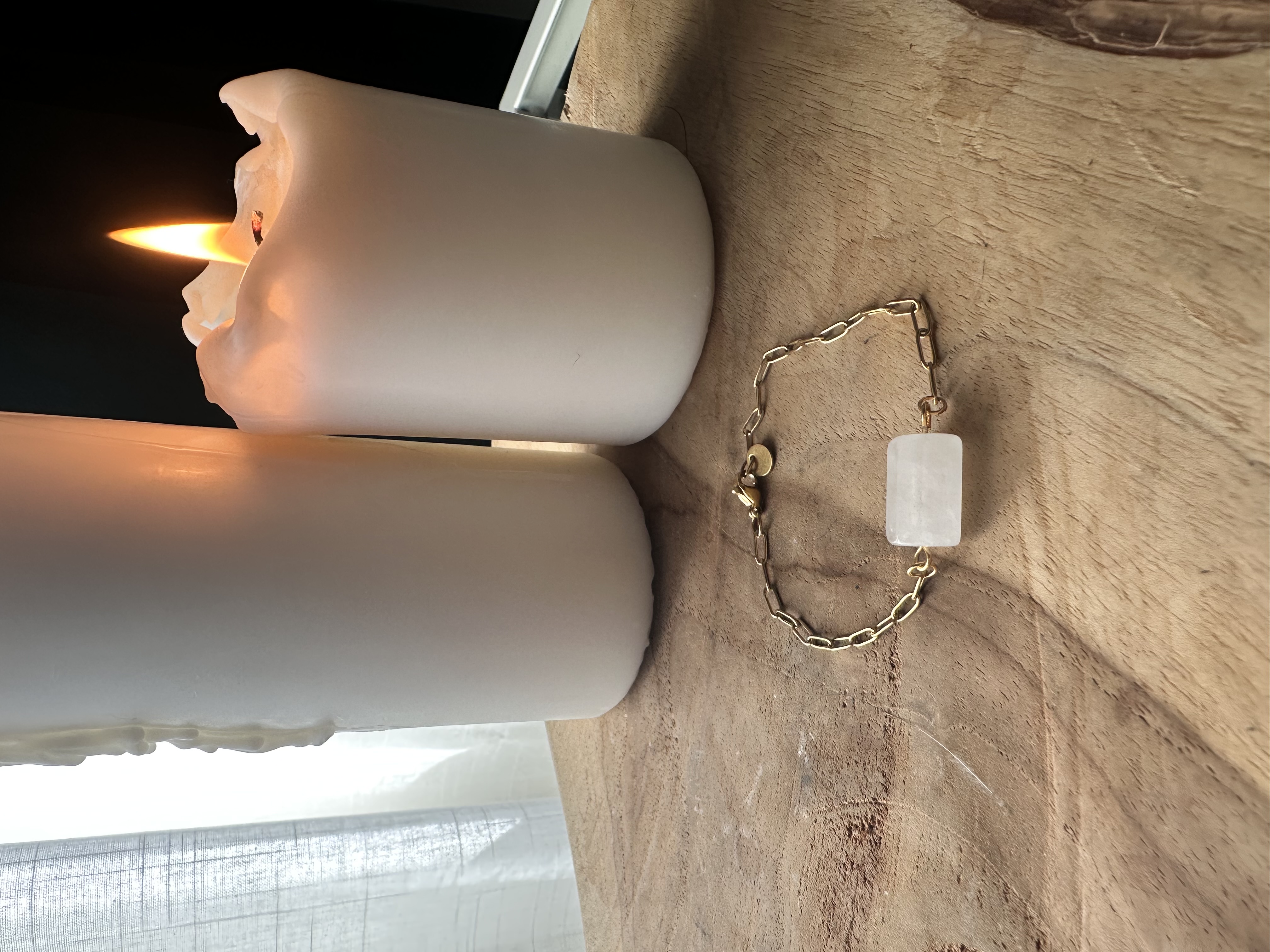 Pulsera Cuarzo Blanco 