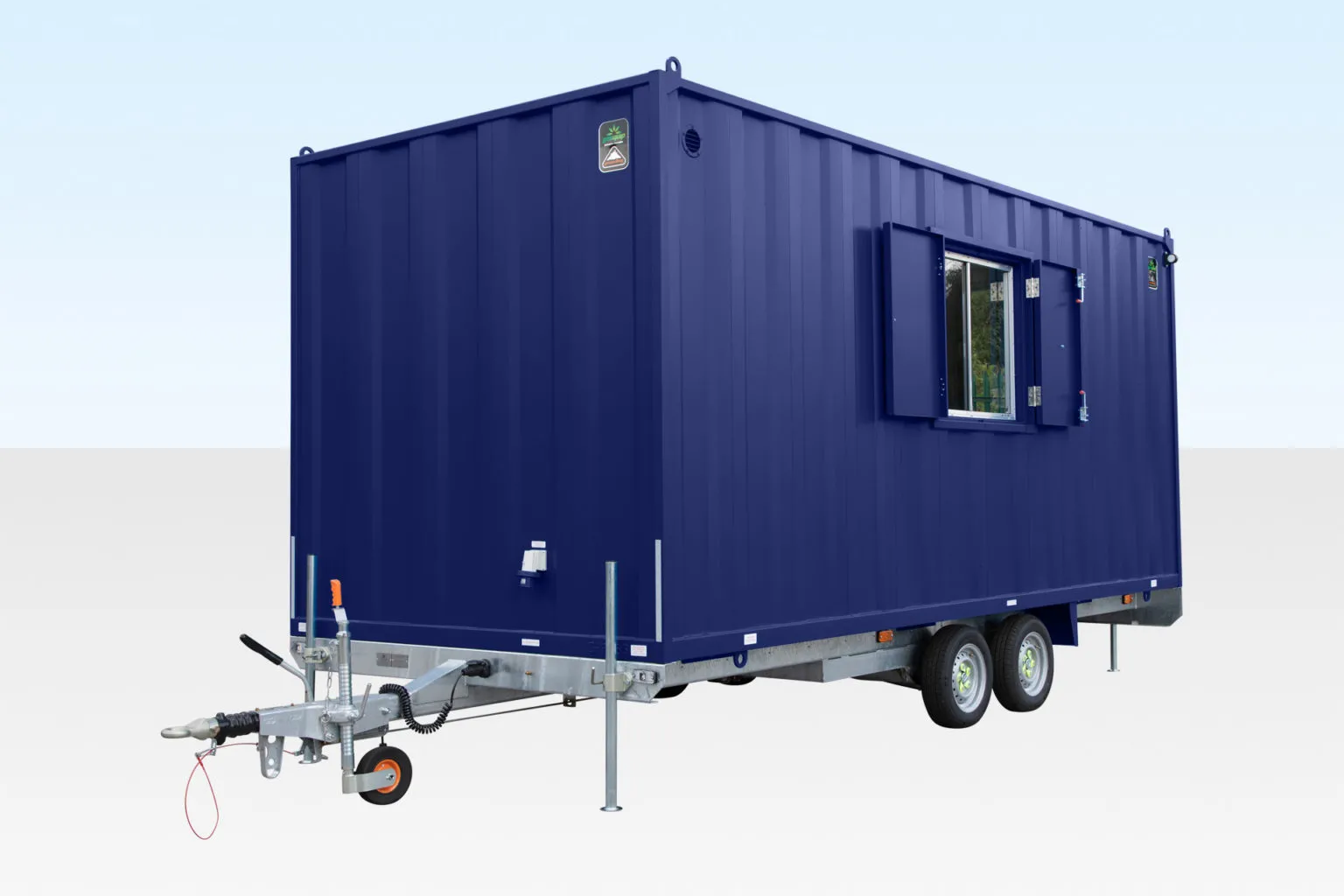 16ft x 7ft6in Steel Mobile Anti-Vandal Office/ CANTEEN